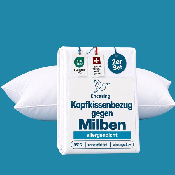 Soft Encasing Kopfkissenbezug gegen Milben, 2er Set, allergendicht