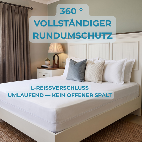 BugShield — Matratzenschutzbezug gegen Bettwanzen