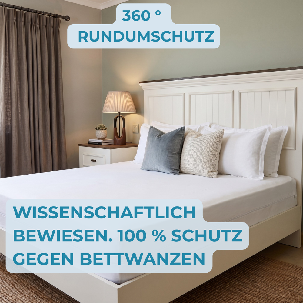 BugShield — Matratzenschutzbezug gegen Bettwanzen