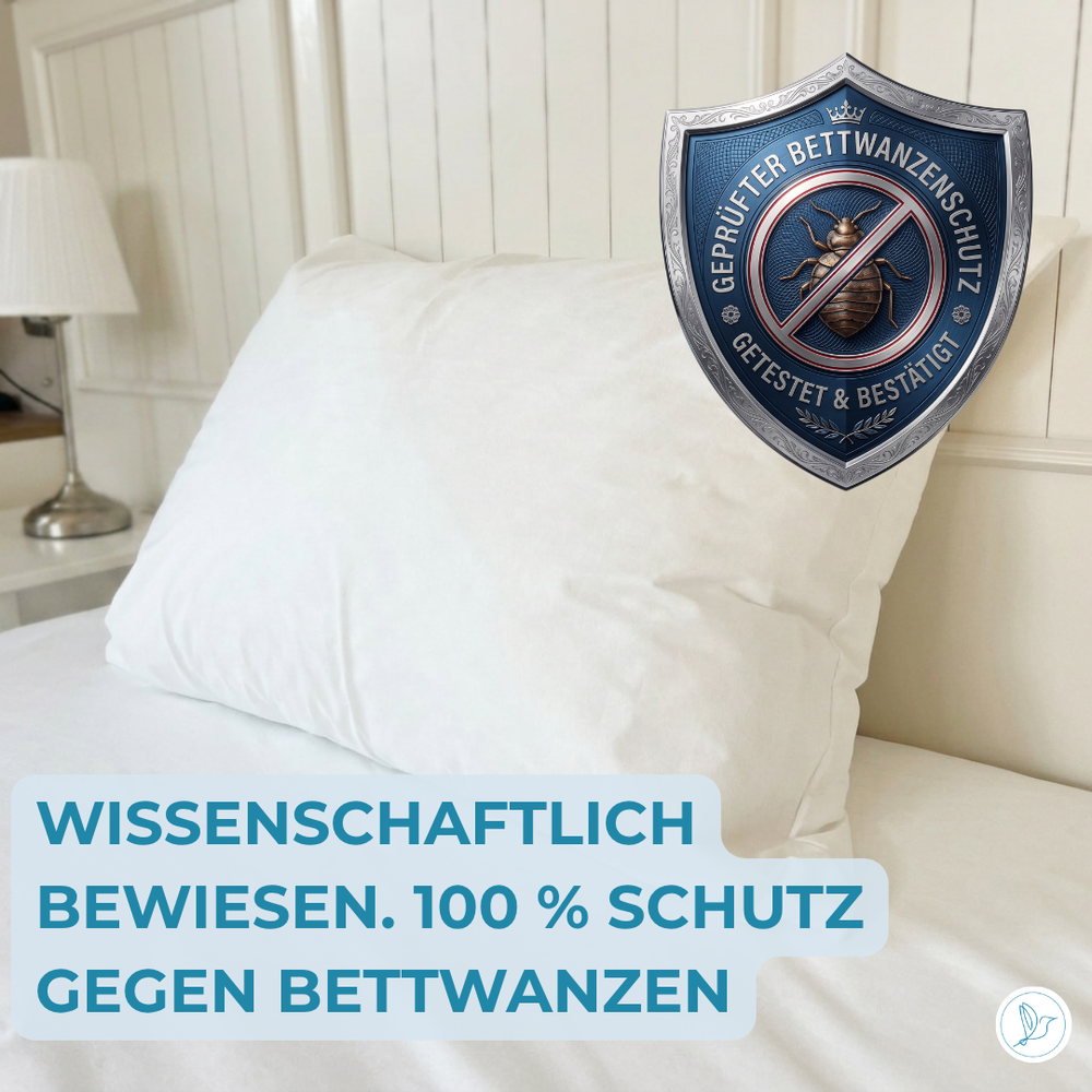 BugShield — Kopfkissenbezug gegen Bettwanzen 2er Set