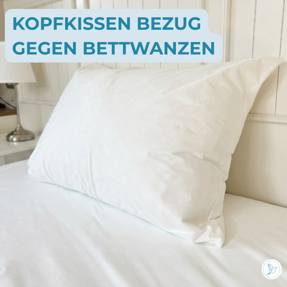 BugShield — Kopfkissenbezug gegen Bettwanzen 2er Set