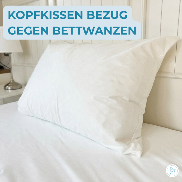 BugShield — Kopfkissenbezug gegen Bettwanzen 2er Set