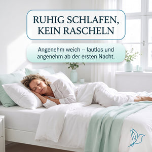 Encasing für Kopfkissen 2er Set – Milbenschutz für Allergiker | Bedding Bird Soft