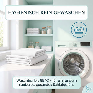 Encasing für Kopfkissen 2er Set – Milbenschutz für Allergiker | Bedding Bird Soft