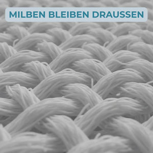 Bedding Bird Encasing – milbendichter Bezug im Einsatz
