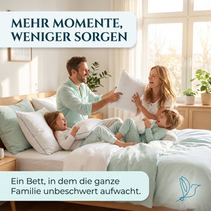Encasing für Kopfkissen 2er Set – Milbenschutz für Allergiker | Bedding Bird Soft