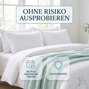 Encasing für Kopfkissen 2er Set – Milbenschutz für Allergiker | Bedding Bird Soft
